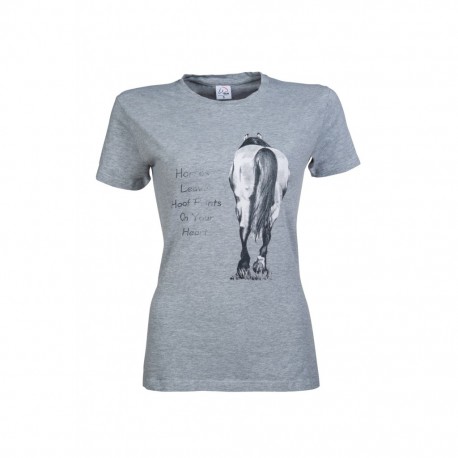 T shirt - Horses leaves Hoofprints -