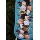 DotiBel NOVA Turquoise/protea & roses