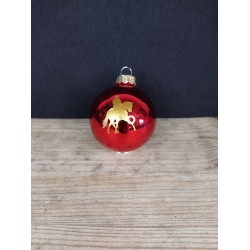 Boule de noël Rouge