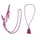 Touwhalster combi Liberty Fuchsia