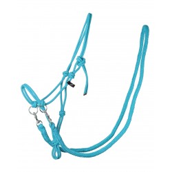 Rope halter with reins Sky