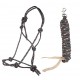 Rope halter with leadrope