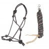 Rope halter with leadrope
