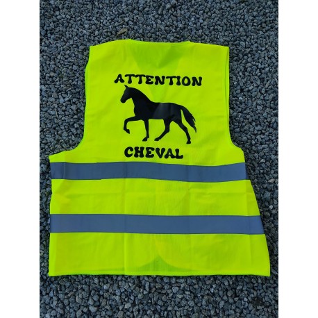 Gilet jaune - Cheval -