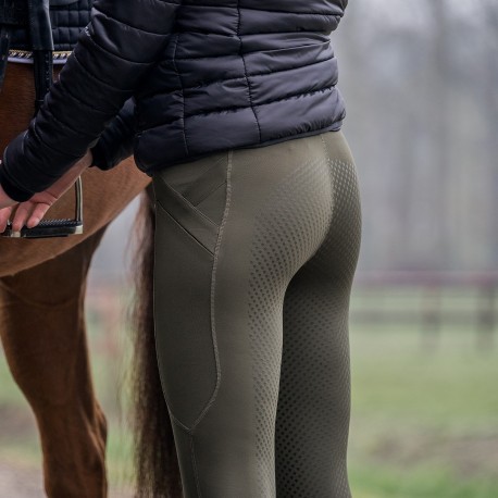 Pantalon d'équitation Pull-on Kate Olive foncé