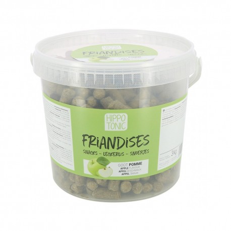 Hippotonic Bonbons pour chevaux 3kg pomme