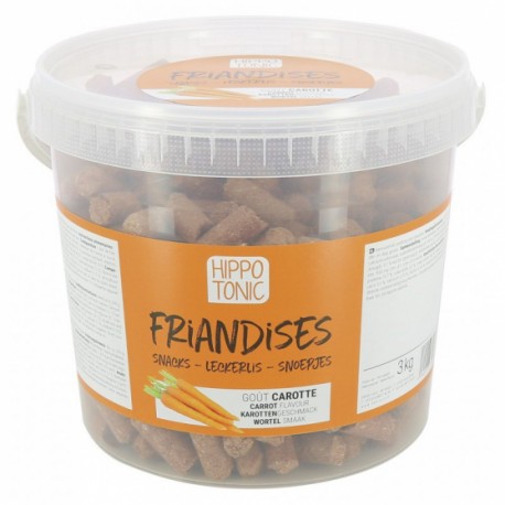 Hippotonic Bonbons pour chevaux 3kg carotte