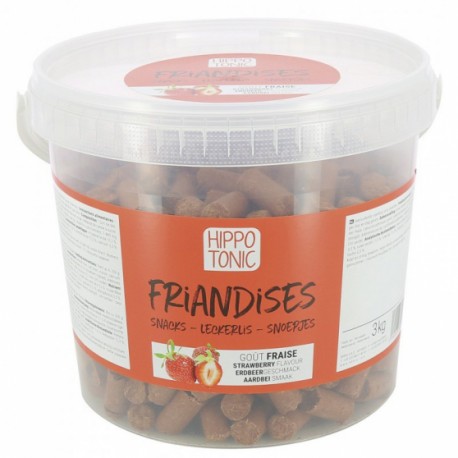 Hippotonic Bonbons pour chevaux Fraise 3kg