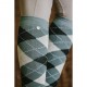 Equithème Chaussettes Argyle Vert Gris