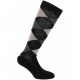 Equithème Chaussettes Argyle Noir Rose