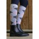 Equithème Chaussettes Argyle Gris Rose