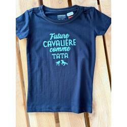 T-shirt Future cavalière comme tata manches courte